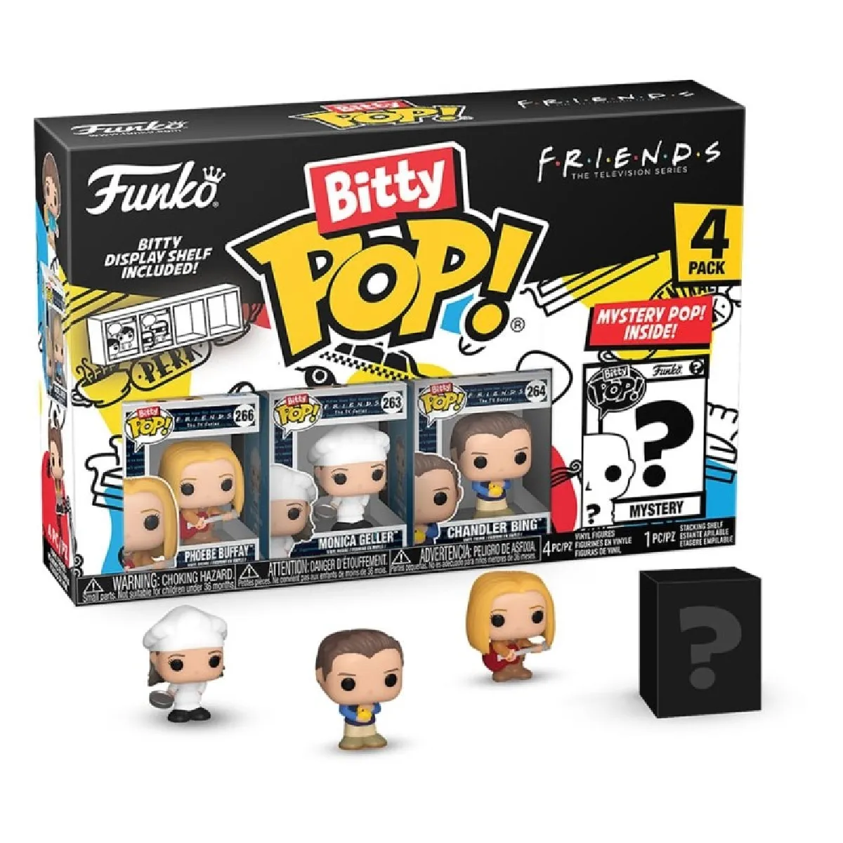 Funko Friends Pack 4 figurines Phoebe
