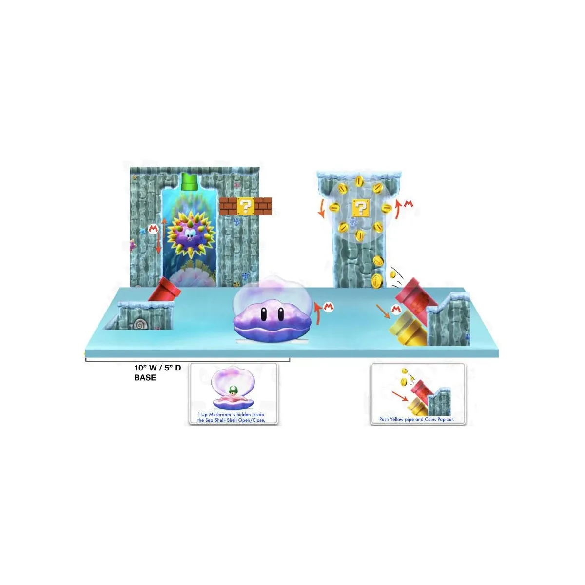 Jakks Pacific Playset Super Mario Underwater