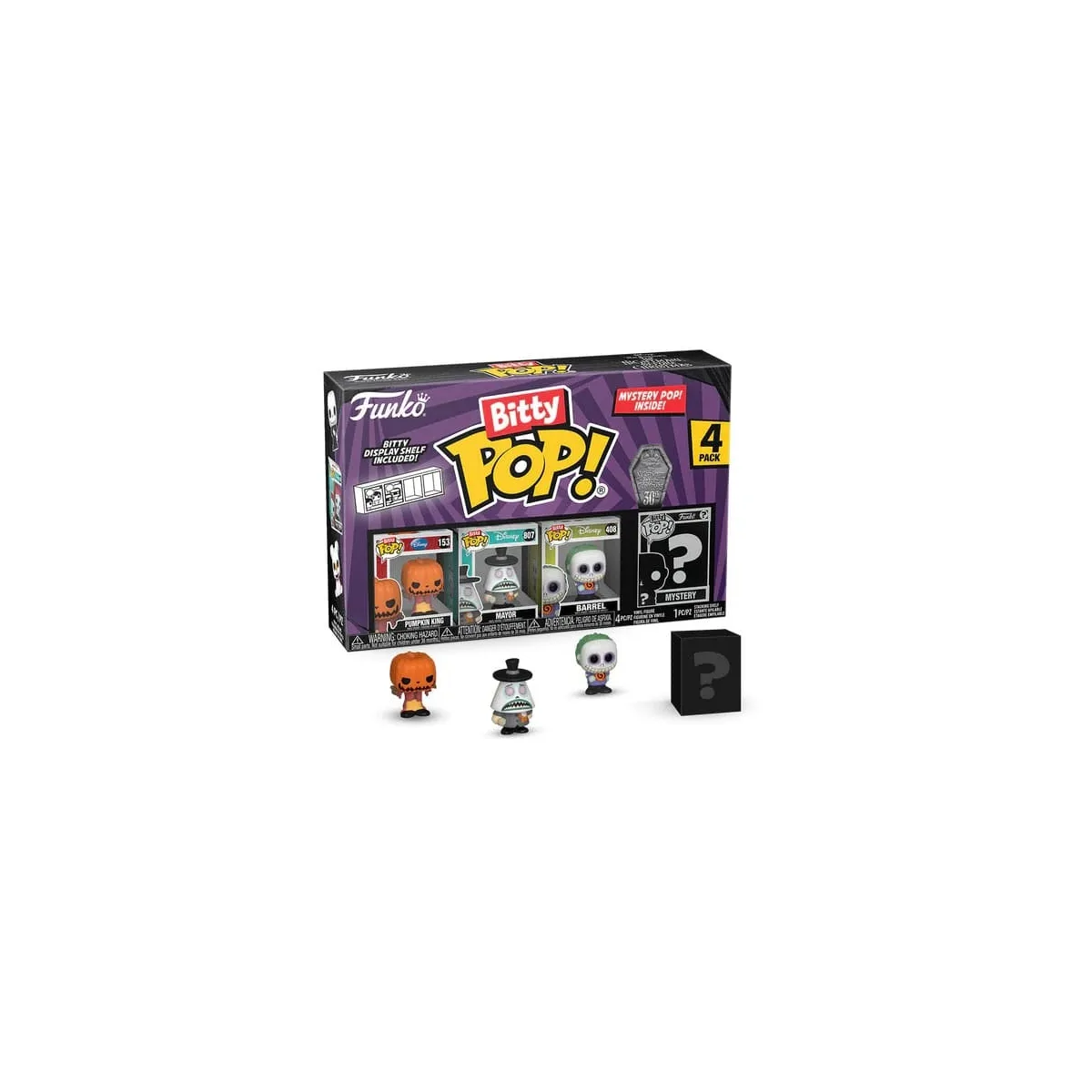 FUNKO 'étrange Noël de Mr. Jack Pack Bitty POP!
