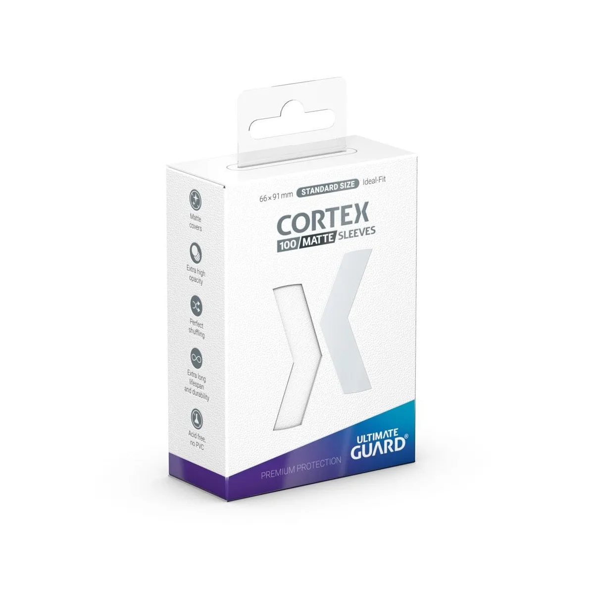 Ultimate Guard Blanc 100 Cortex Sleeves Mat