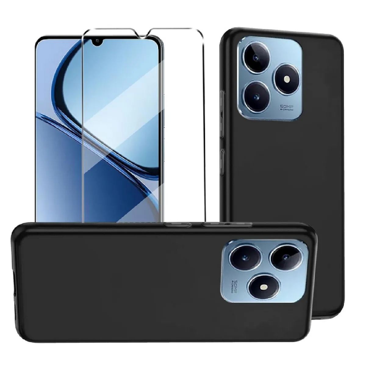 Htdmobiles Noir Coque Realme C61 / C63