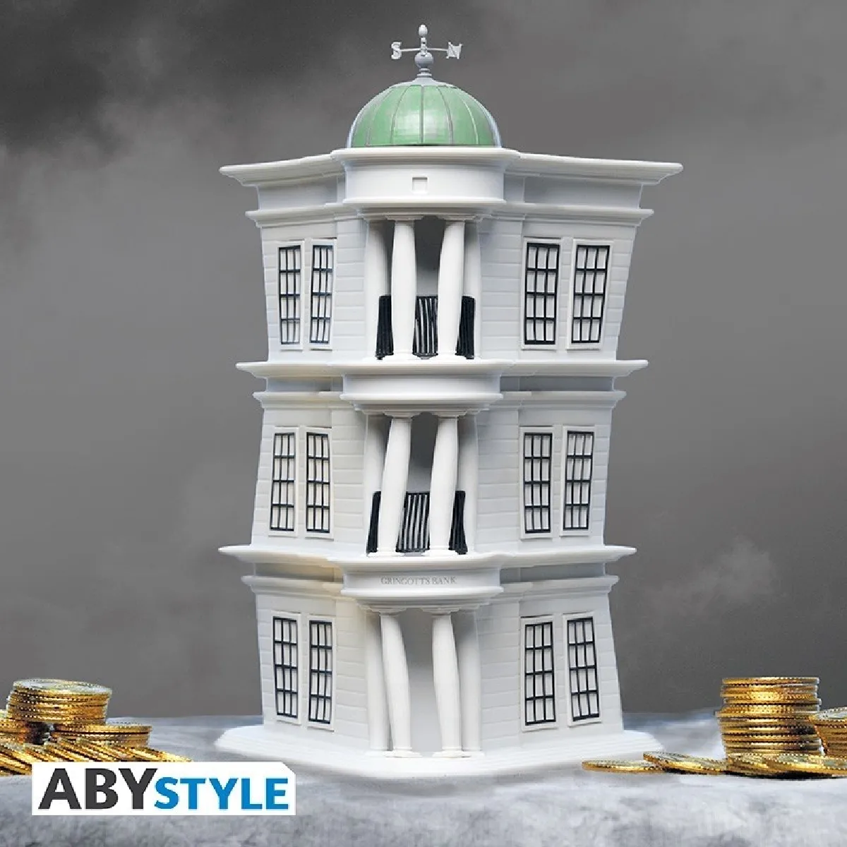 Abystyle Blanc Et Vert Tirelire Harry Potter Gringotts - Image 2