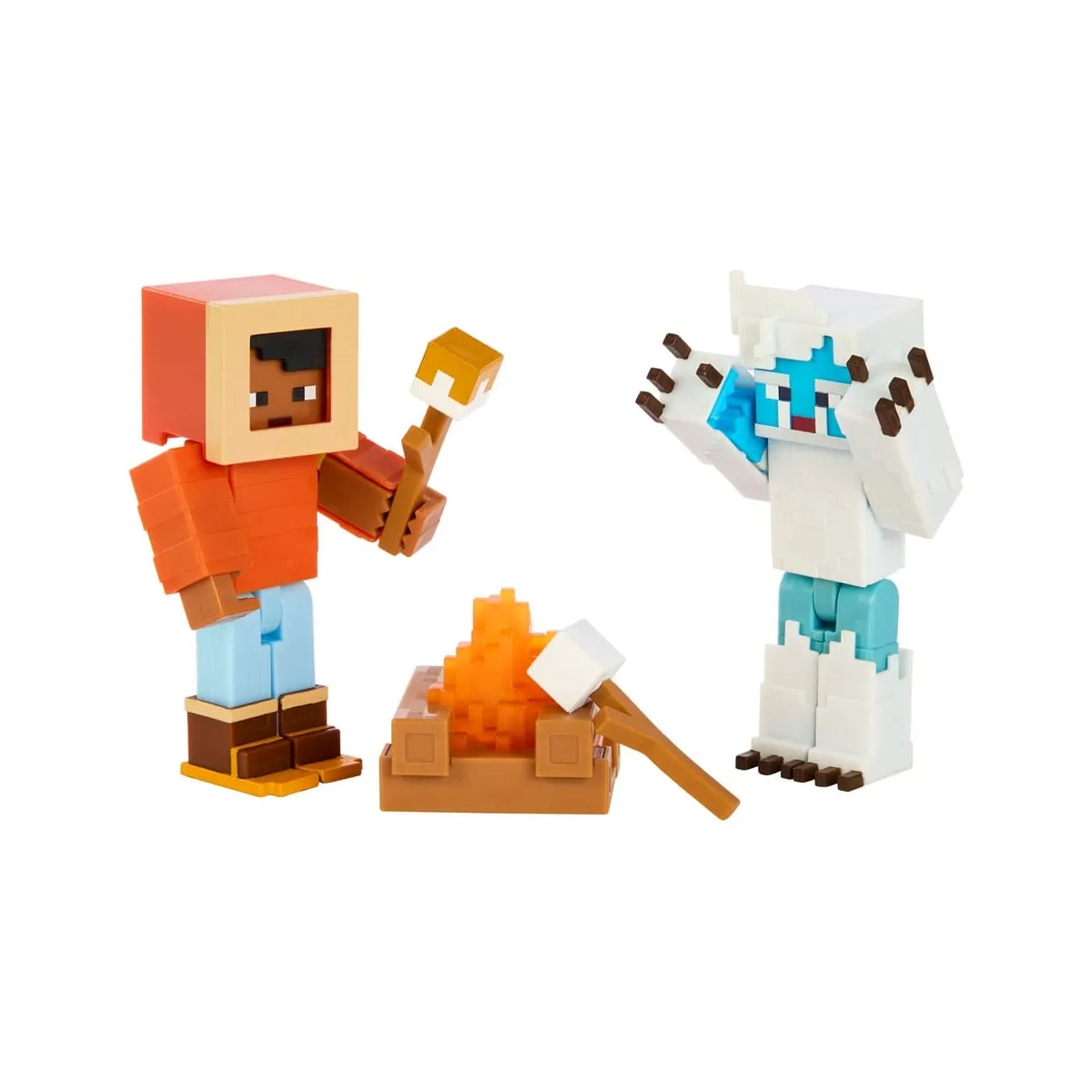 Mattel Minecraft Figurines Yéti Mont Enderwood 8 cm