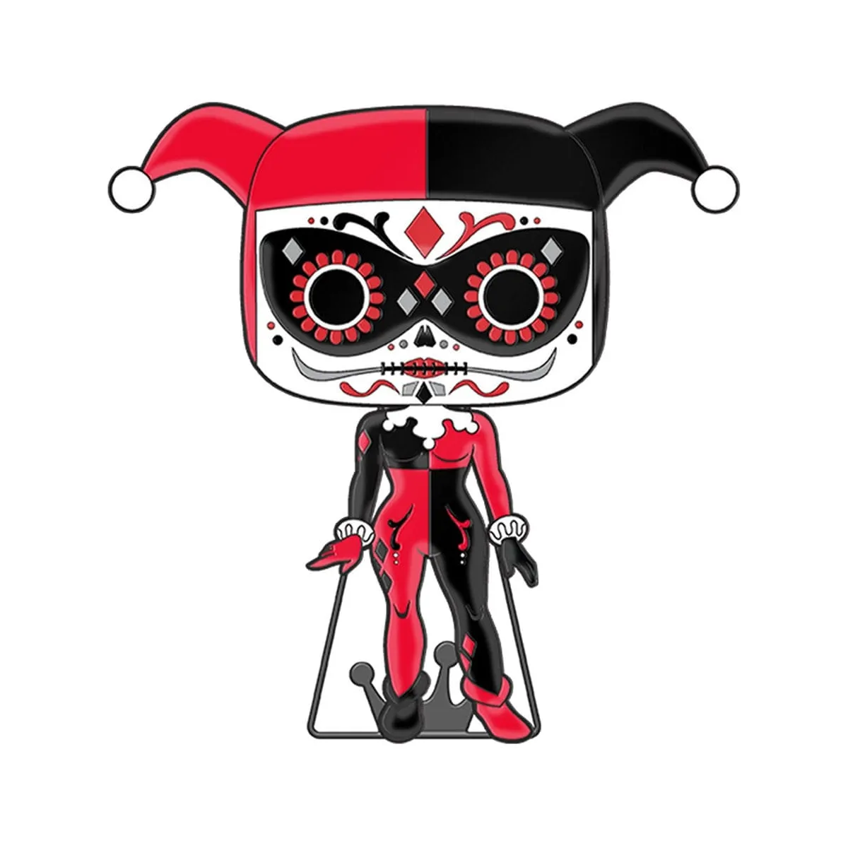 Dc Comics Pin Pin' Pop! Émaillé Dotd Harley Quinn Glow In The 10 Cm - vue 7