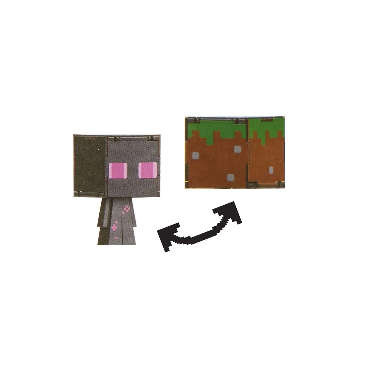 Mattel Minecraft Figurine Flippin Enderman