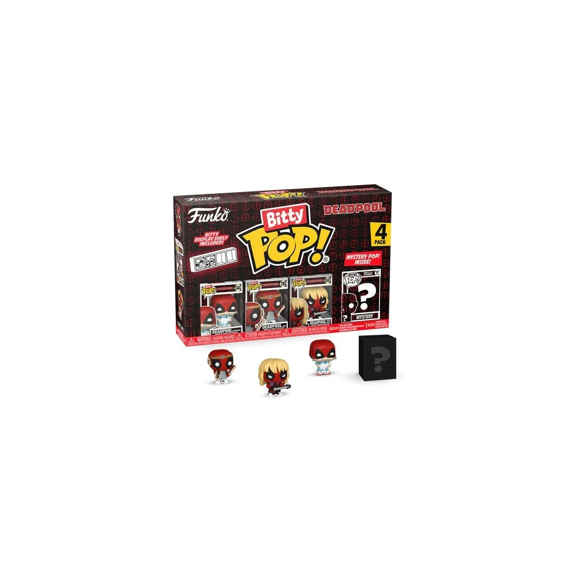 Funko Deadpool 4 Bitty POP! Figurines Sleepover