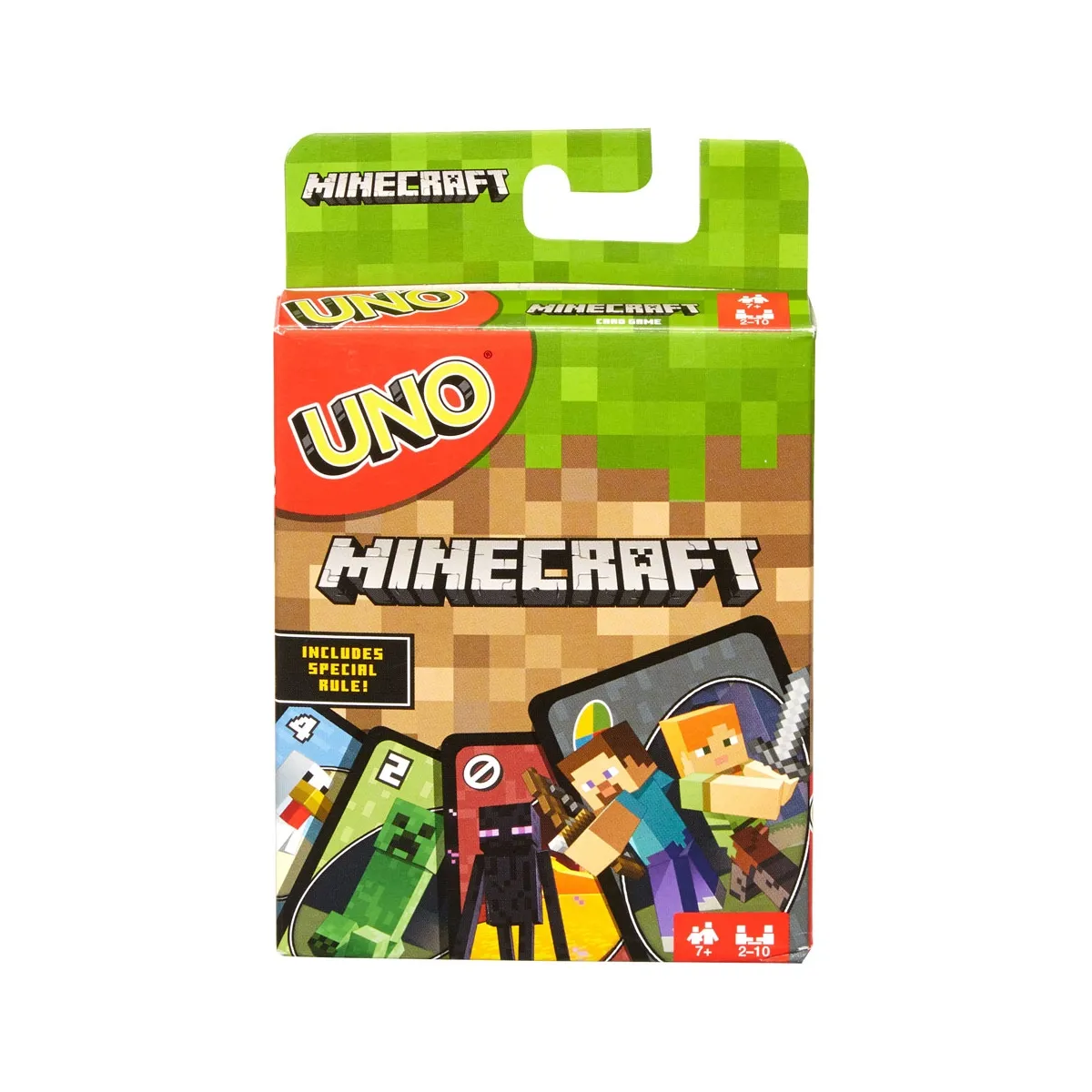 Mattel Jeu de cartes UNO Minecraft