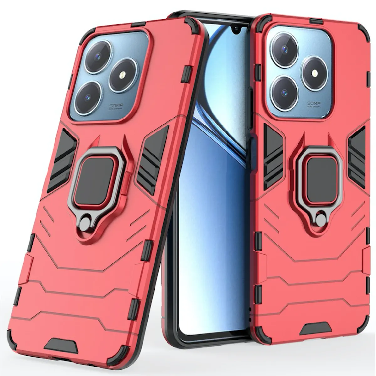 Htdmobiles Rouge Coque Realme C61/C63