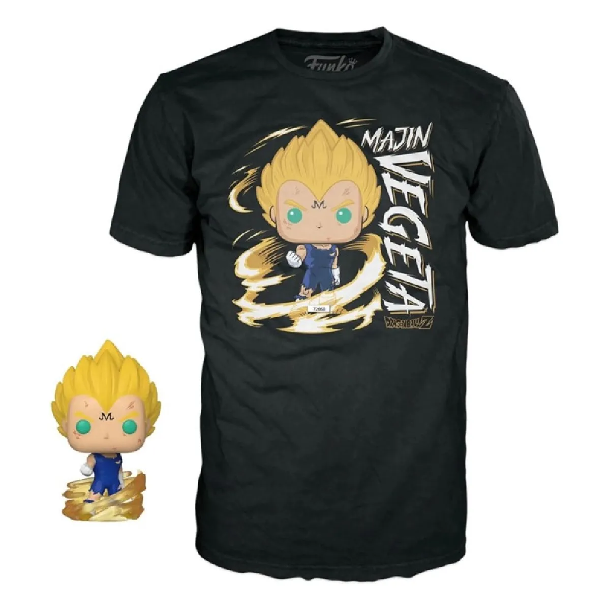 Funko set figurine et T-shirt Majin Vegeta Funko set figurine et T-shirt Majin Vegeta