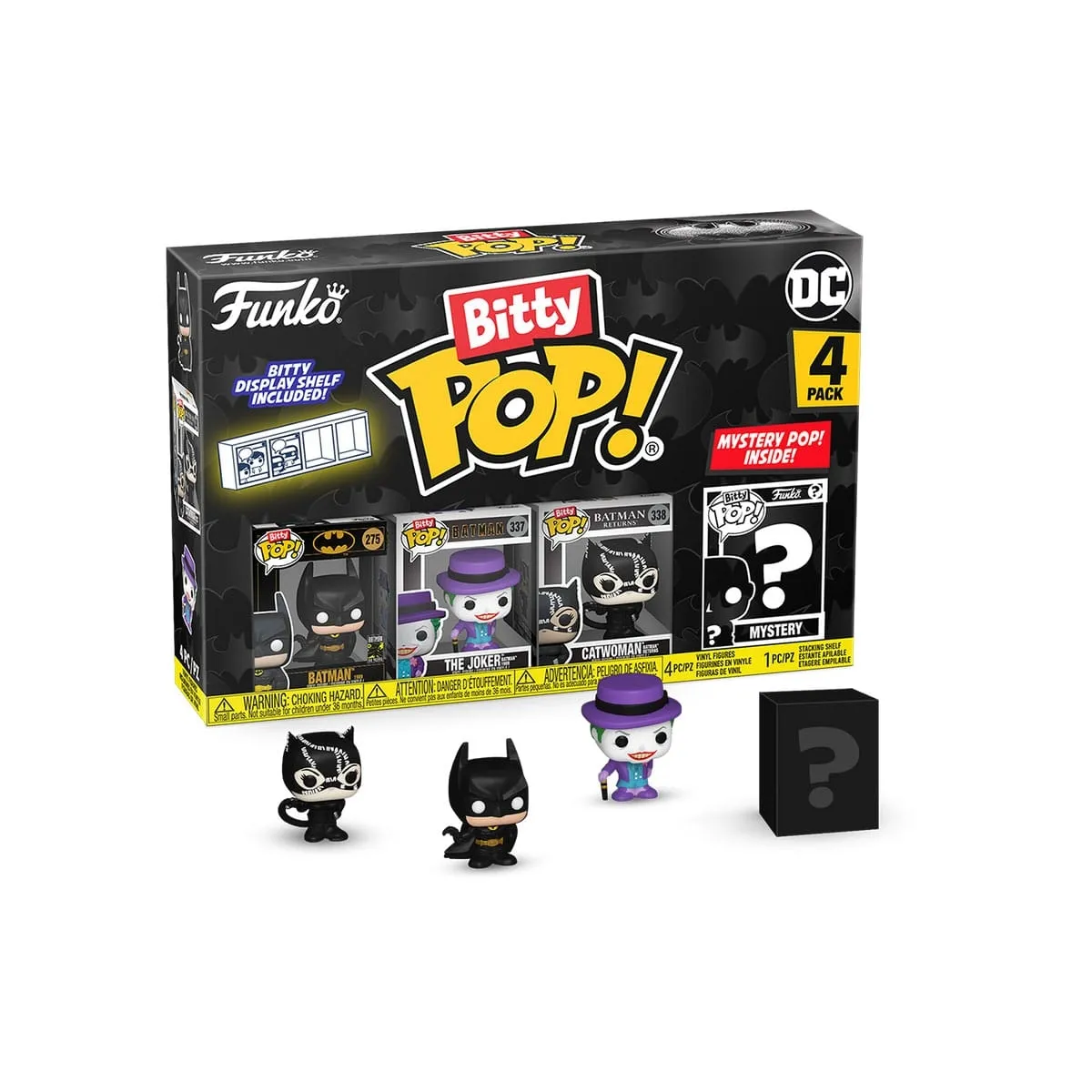 Figurine Funko Bitty Pop! Batman 85th 4PK + Mini Figurine Mystère 22 cm DC Comics - vue 2
