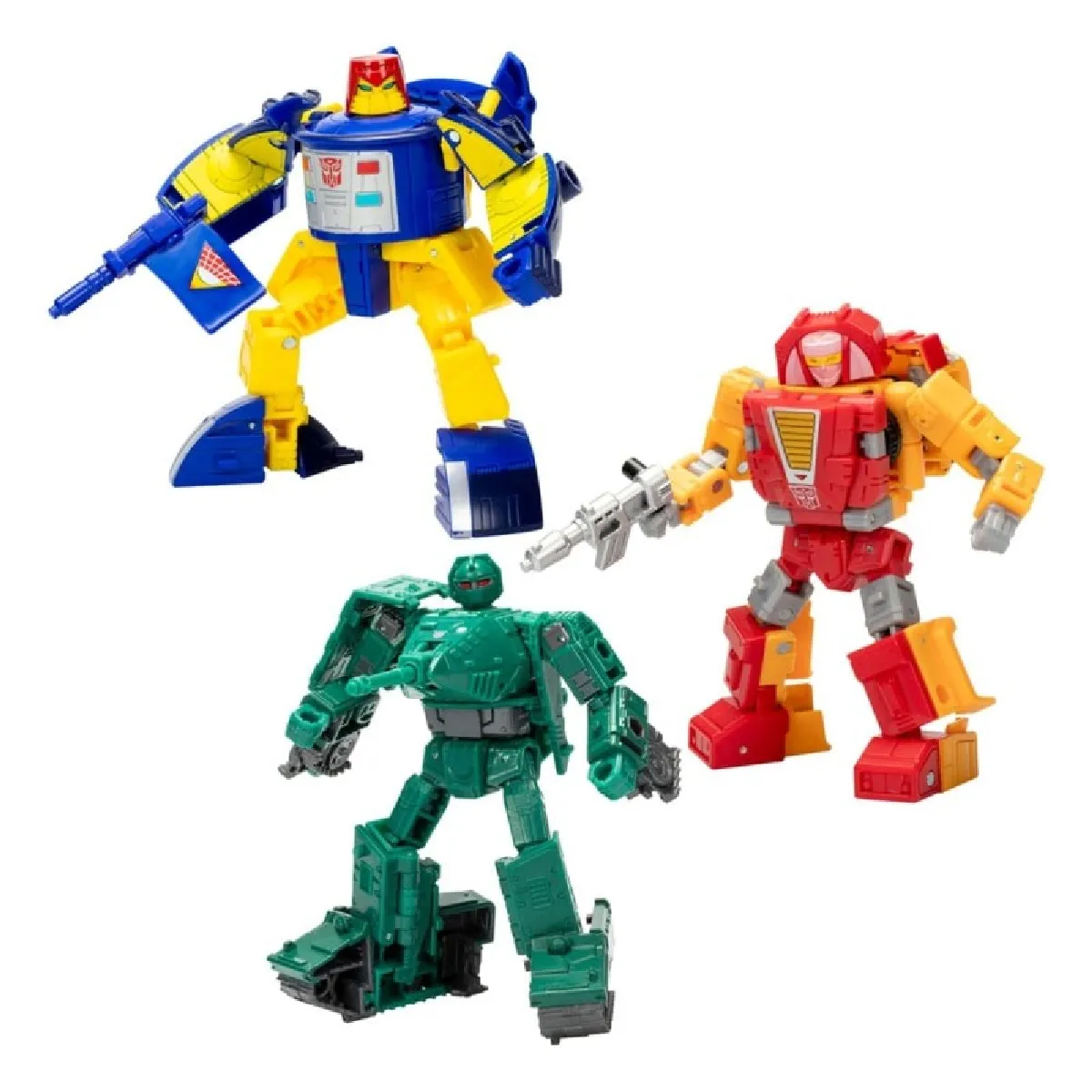 Hasbro Transformers Legacy United Deluxe Class 3 figurines Go Bot Guardians