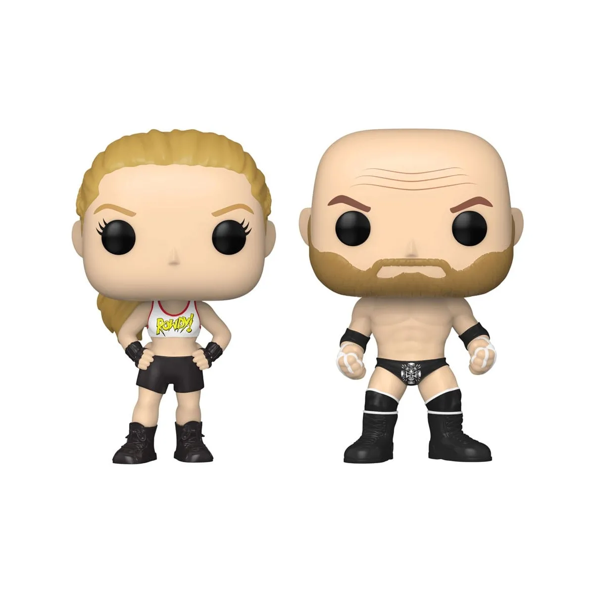 Funko WWE Pack 2 figurines POP! RouseyTriple H 9 cm
