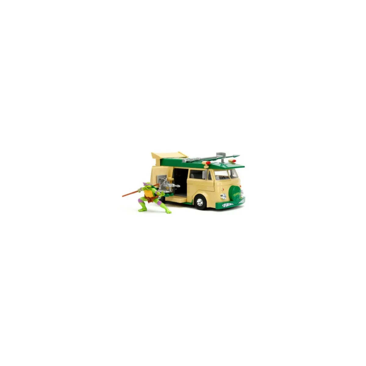 Jada Toys Figurine Les Tortues Ninja Donatello & Party Wagon