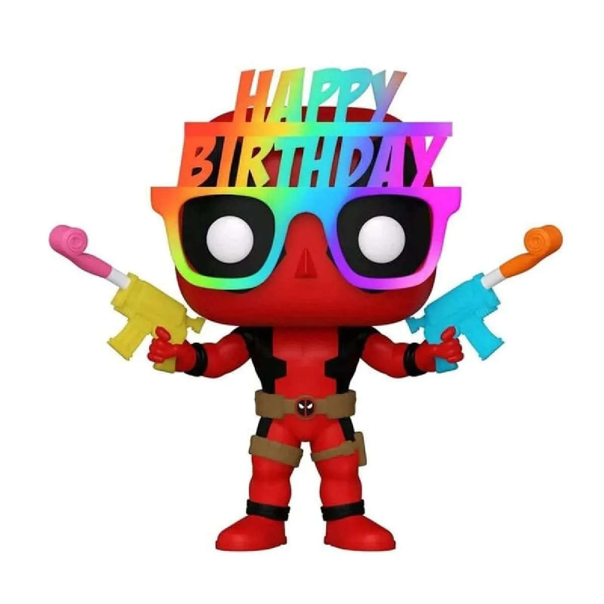 Figurine Funko Pop! Marvel : Deadpool Birthday Glasses – Tête oscillante 783 - vue 4