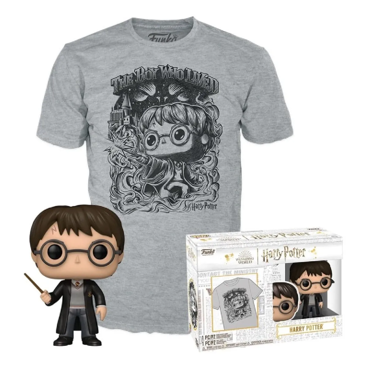 Funko Set POP! & Tee Harry Potter - vue 1