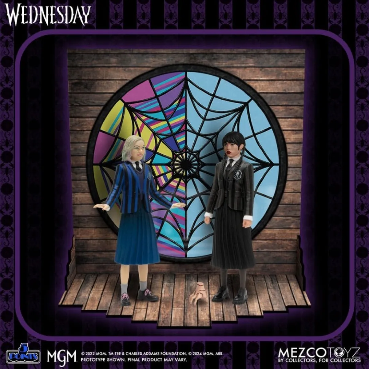 Mezco Set De Figurines Mercredi & Enid