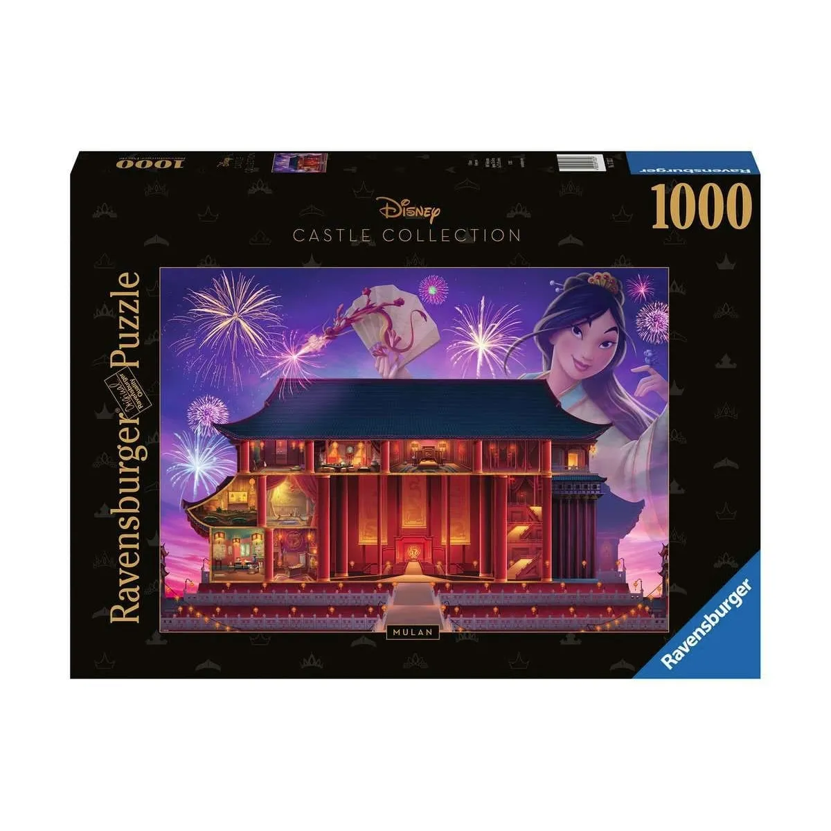 Ravensburger Puzzle Adulte Puzzle 1000 pièces Mulan Collection Château des Disney Princesses Adultes et Enfants dès Puzzle de qualité supérieure Disney Princesses 12000260 - vue 6