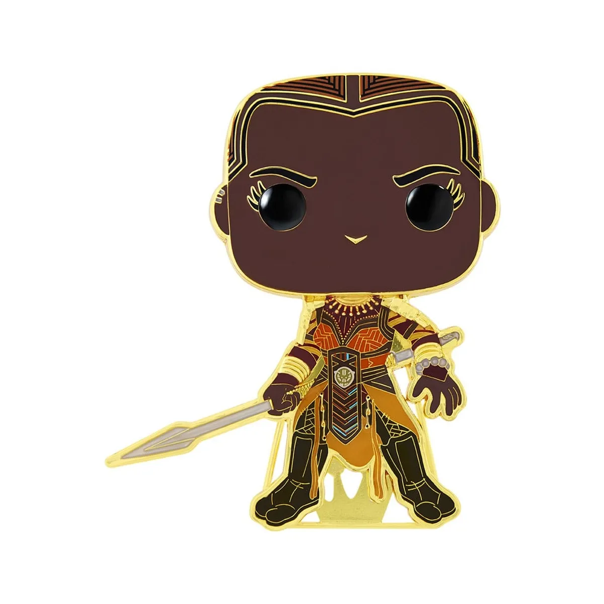 Marvel Infinity Saga Pin Pin' Pop! Émaillé Okoye 10 Cm - vue 6