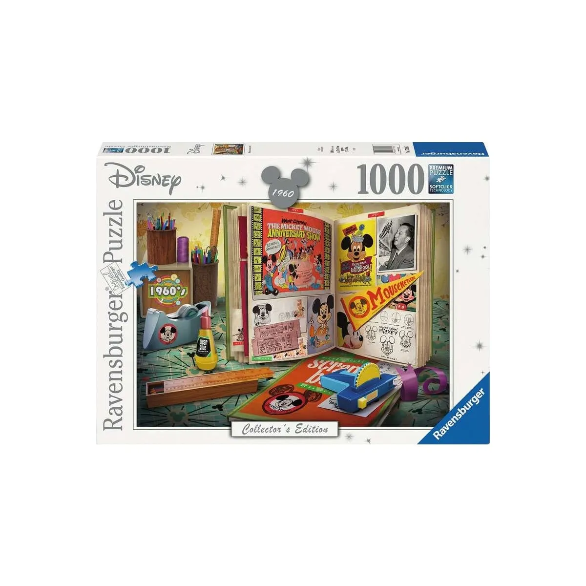 Puzzle 1000 pièces Anniversaire de Mickey 1960 Ravensburger France