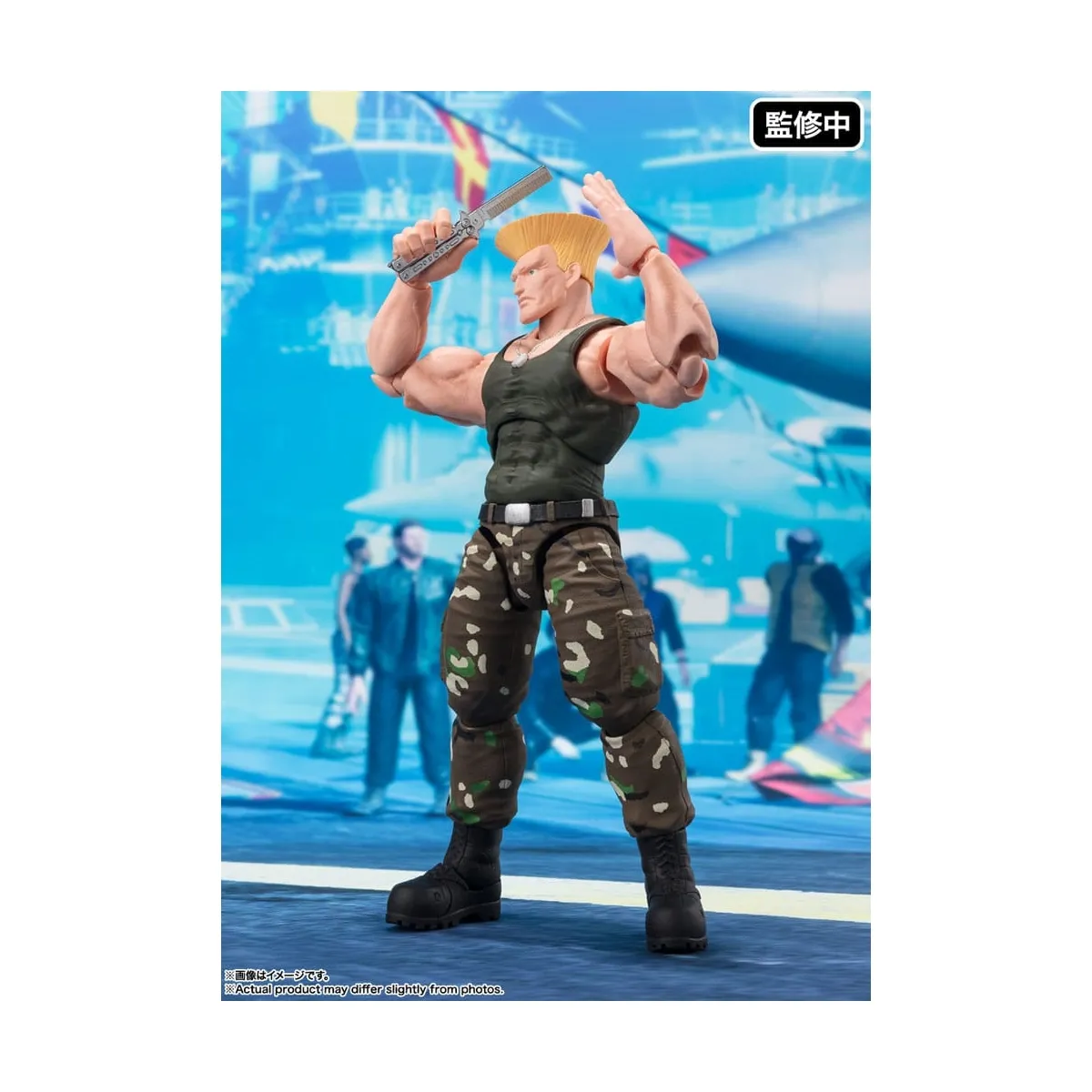 Tamashi Figurine Street Fighter Guile S.h. Figuarts