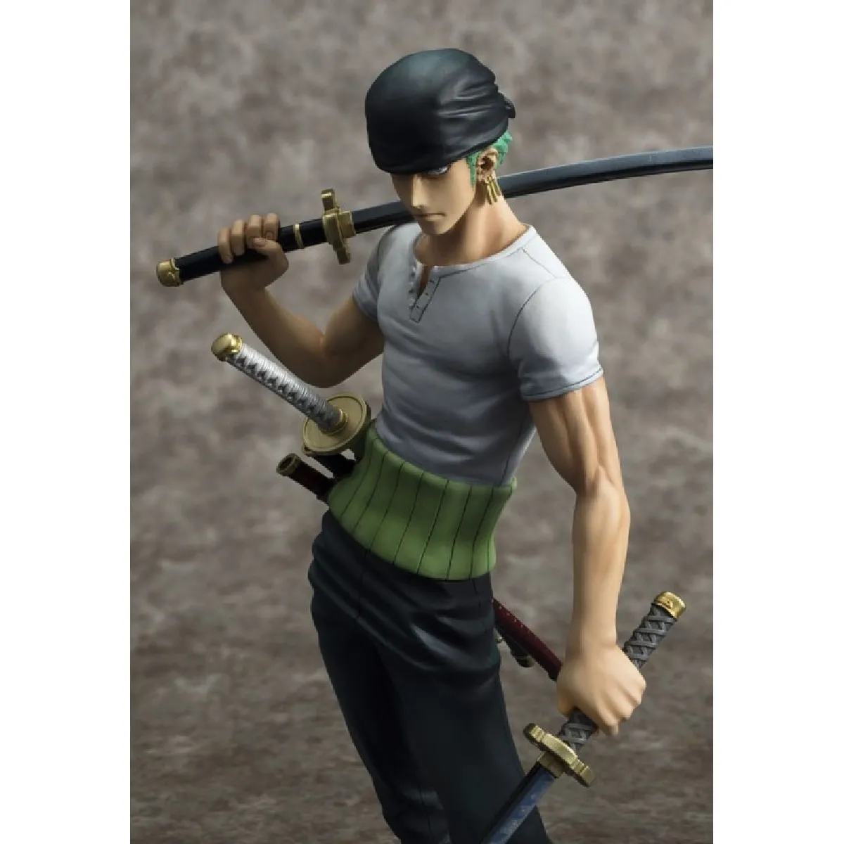 WANSHI One Piece Zoro Figure, GK Anime 25cm Roronoa PVC Modèle/Personnage Figurine Adulte Jouets/Poupées/Cadeaux de Collection