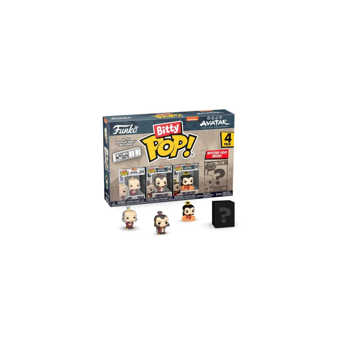 Funko Avatar le dernier maître de 'air Pack 4 figurines Bitty POP! Iroh 2 5 cm