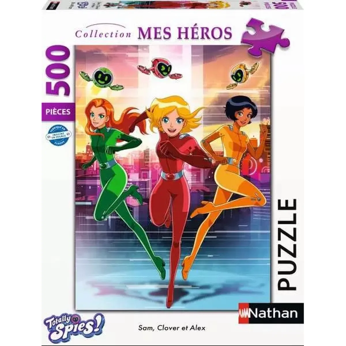 Puzzle 500 pièces : Totally Spies Sam Clover et Alex Totally Spies Ravensburger Nathan