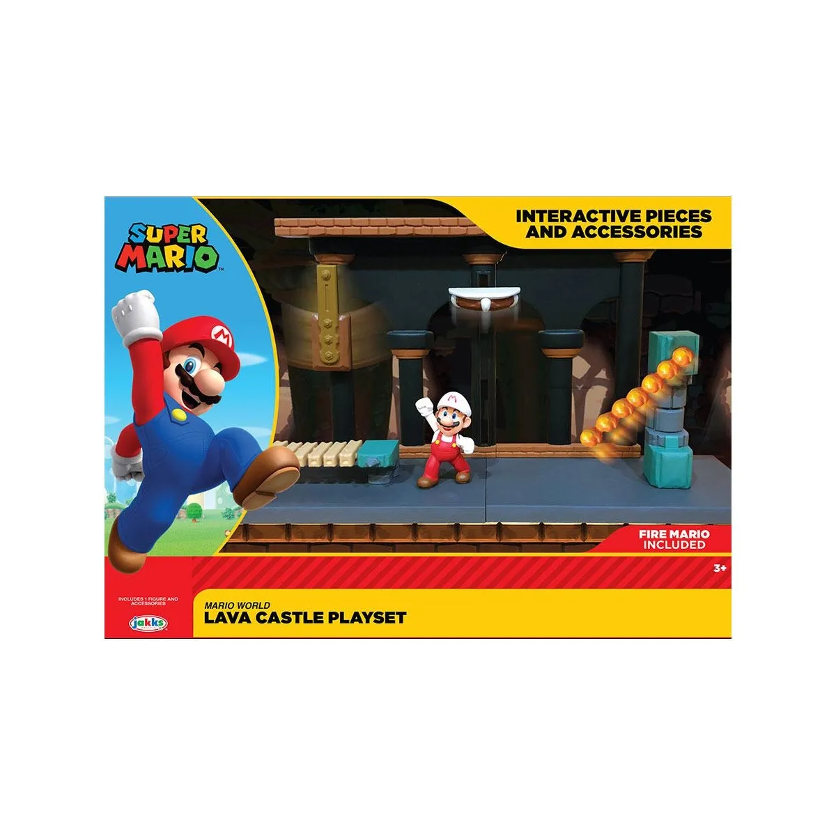 Jakks Pacific Playset Nintendo Lava Castle
