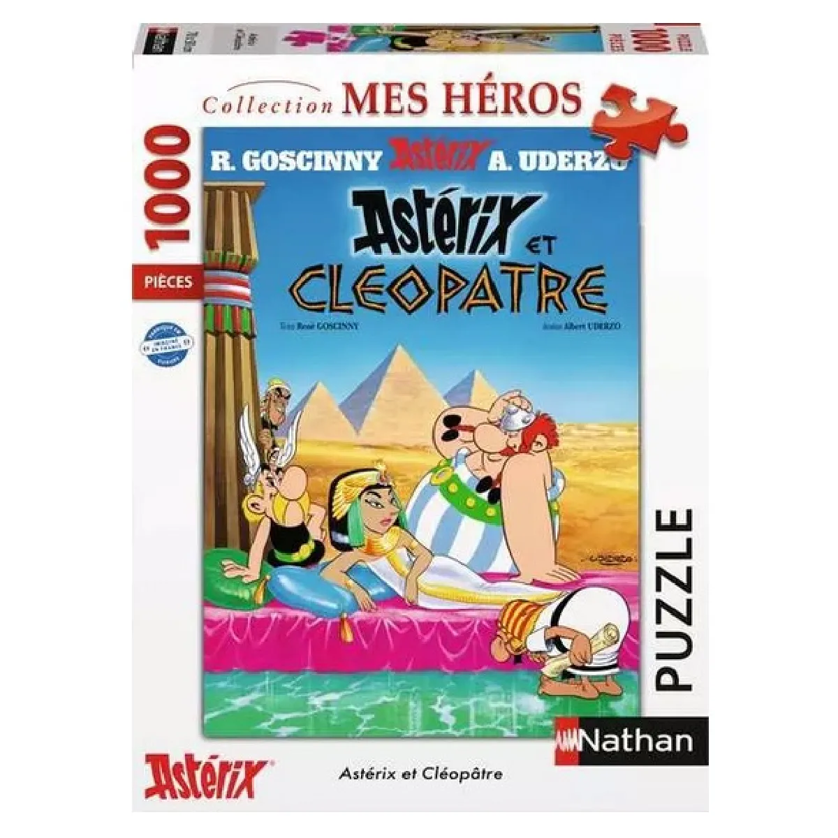 Puzzle 1000 pièces : Astérix et Cléopâtre Ravensburger Nathan