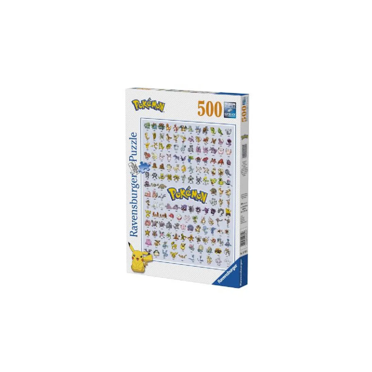 Puzzle 500 pièces : Pokédex première génération Pokémon Ravensburger France