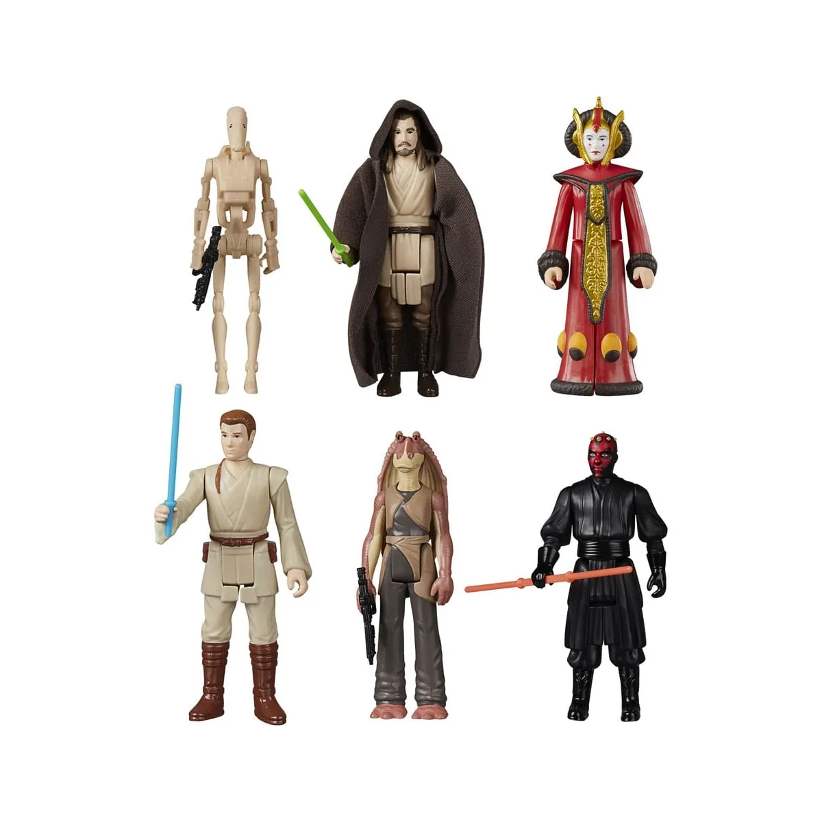 Hasbro Star Wars Episode I Pack de 6 Figurines