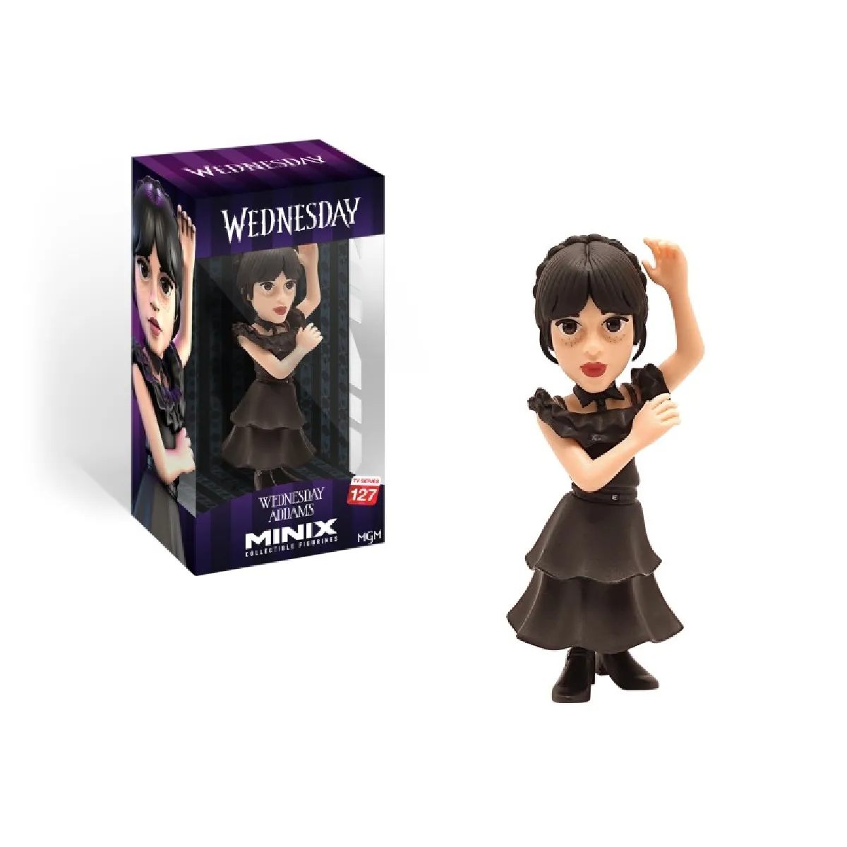 Minix Figurine Mercredi Addams Robe De Bal