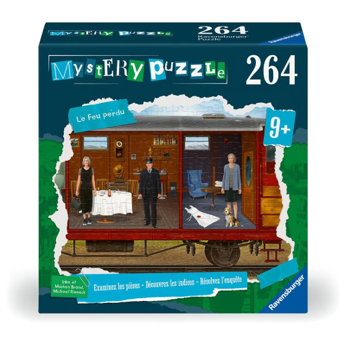Mystery Puzzle 264 pièces Le Feu perdu Ravensburger France - vue 2