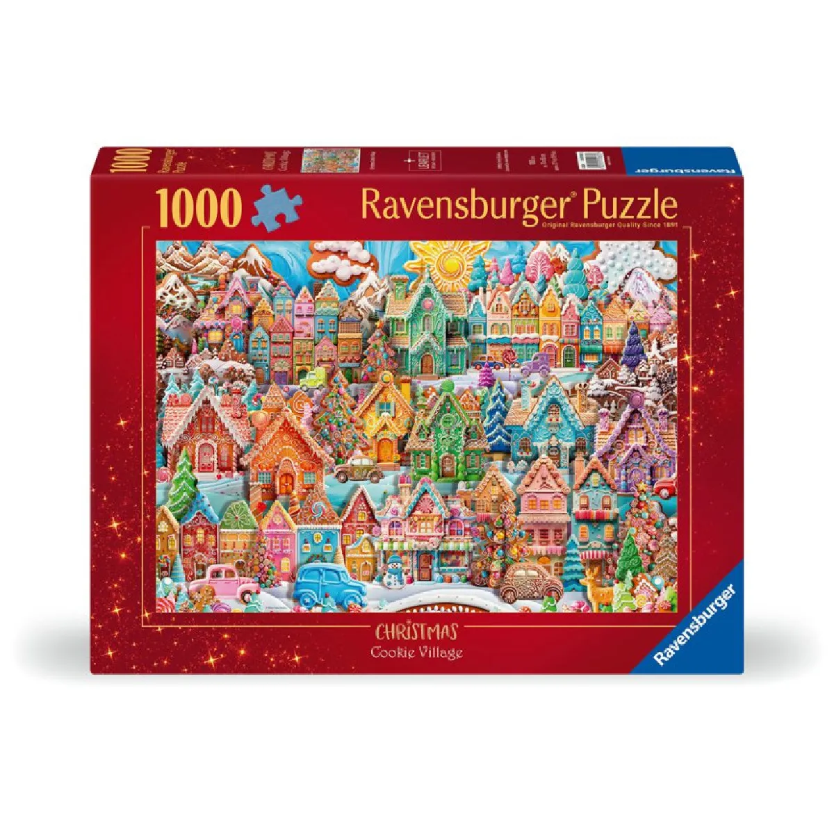 Puzzle 1000 pièces Noël au village des cookies Ravensburger France