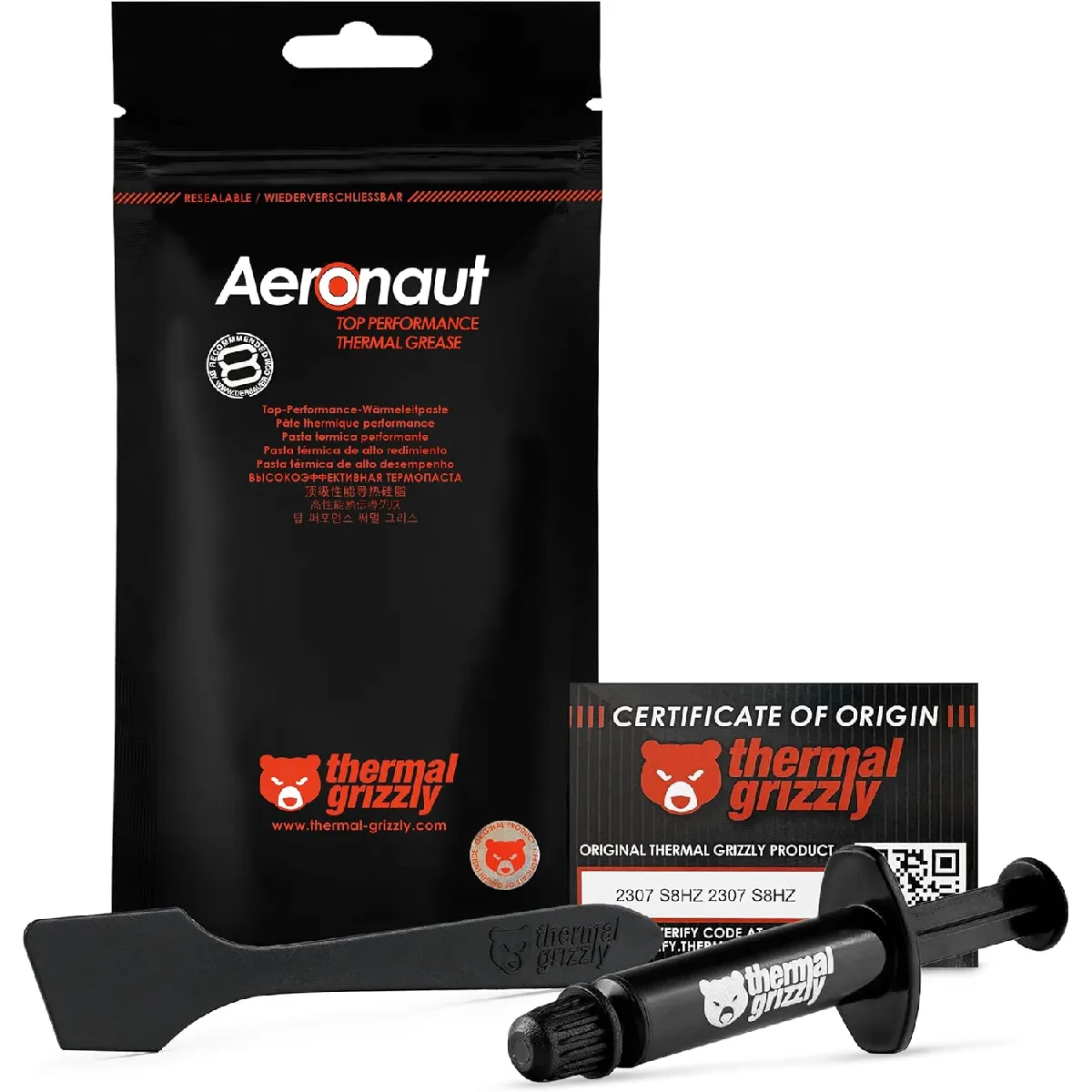 Thermal Grizzly Aeronaut 1G Pâte Thermique Cpu Gpu Consoles
