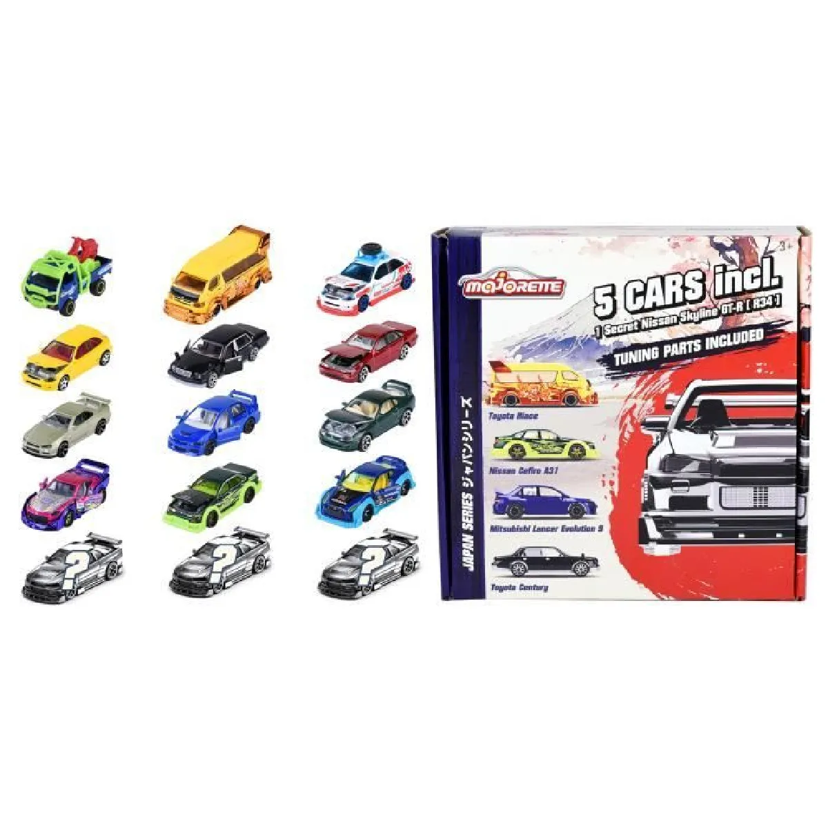 MAJORETTE Coffret Japan Bonus Series