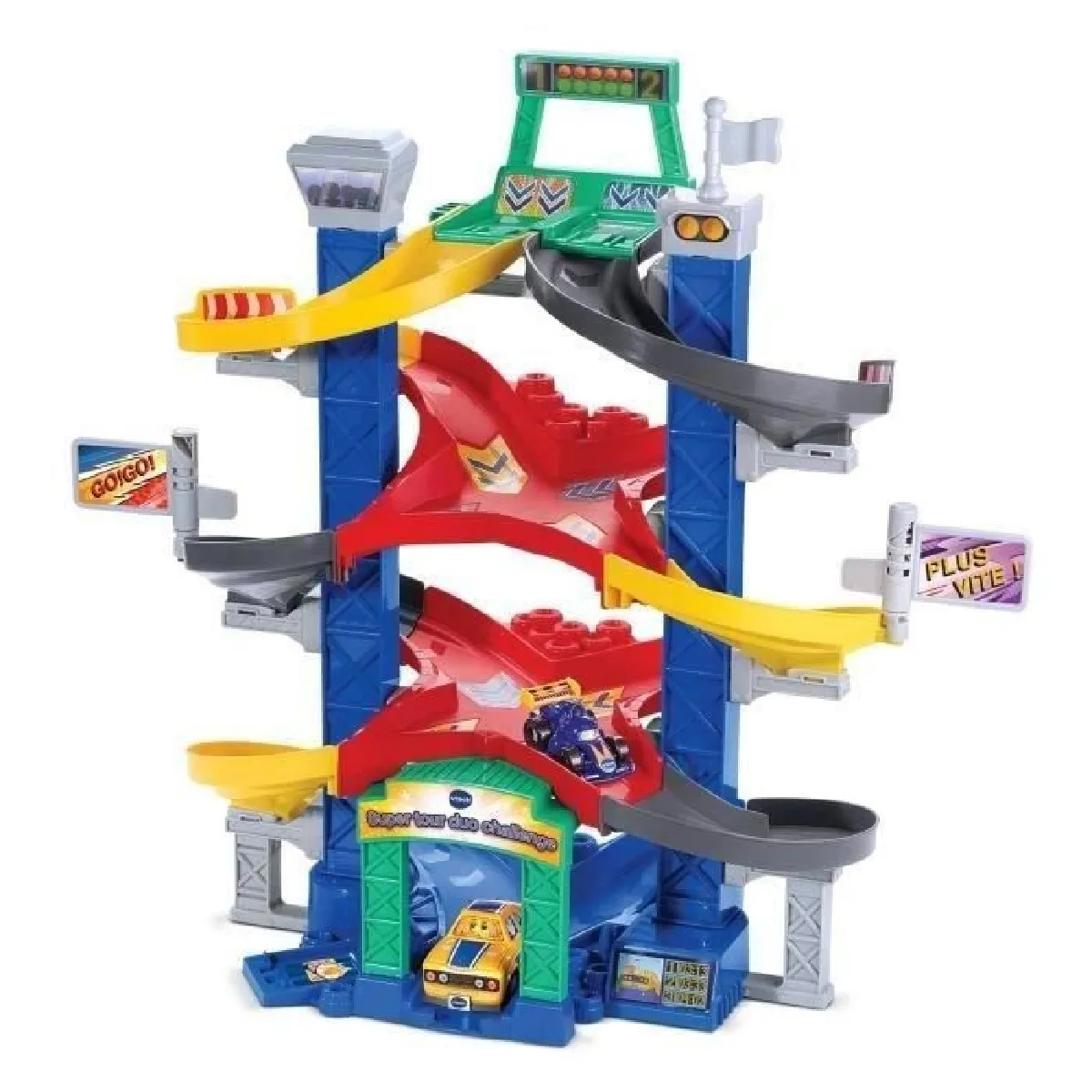 VTECH TUT TUT BOLIDES SERIE PRO SUPER TOUR DUO CHALLENGE + LENNY AS DU CIRCUIT