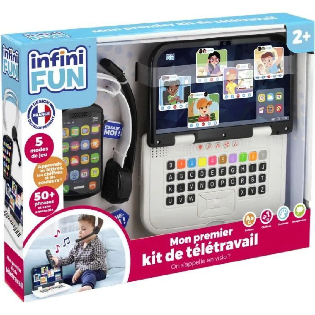 Infinifun Jeu D'imitation Mon Kit Télétravail - Image 3