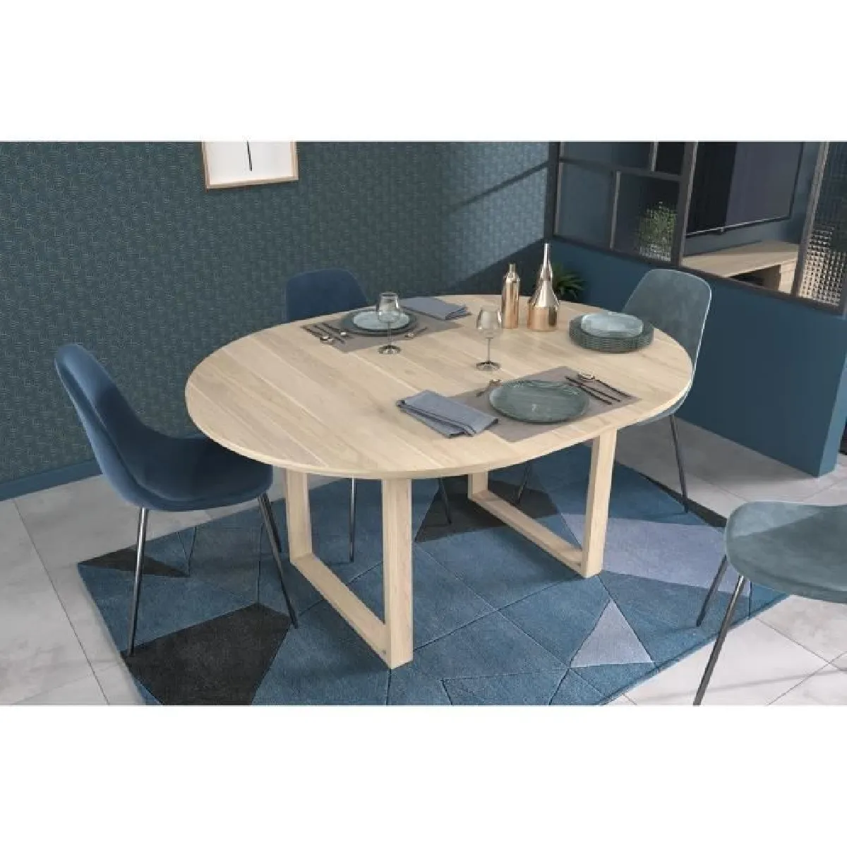 Parisot Table À Manger Ronde Extensible