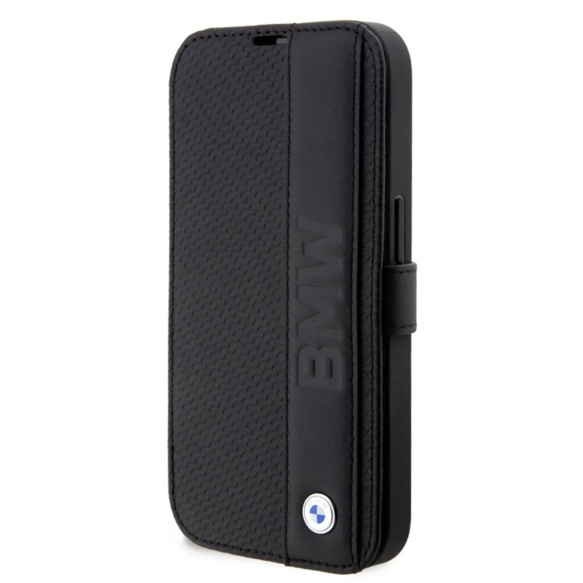 Bmw Noir Étui De Protection Pour Iphone 14 Pro Folio