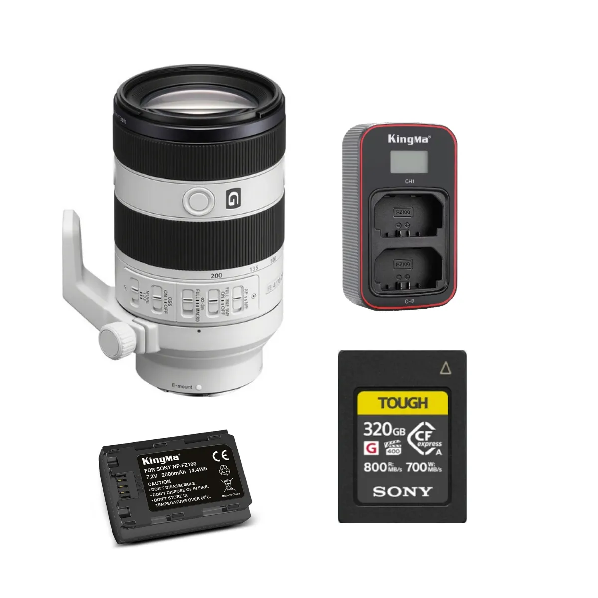 Sony FE 70 200mm f4 Macro G OSS II - vue 2