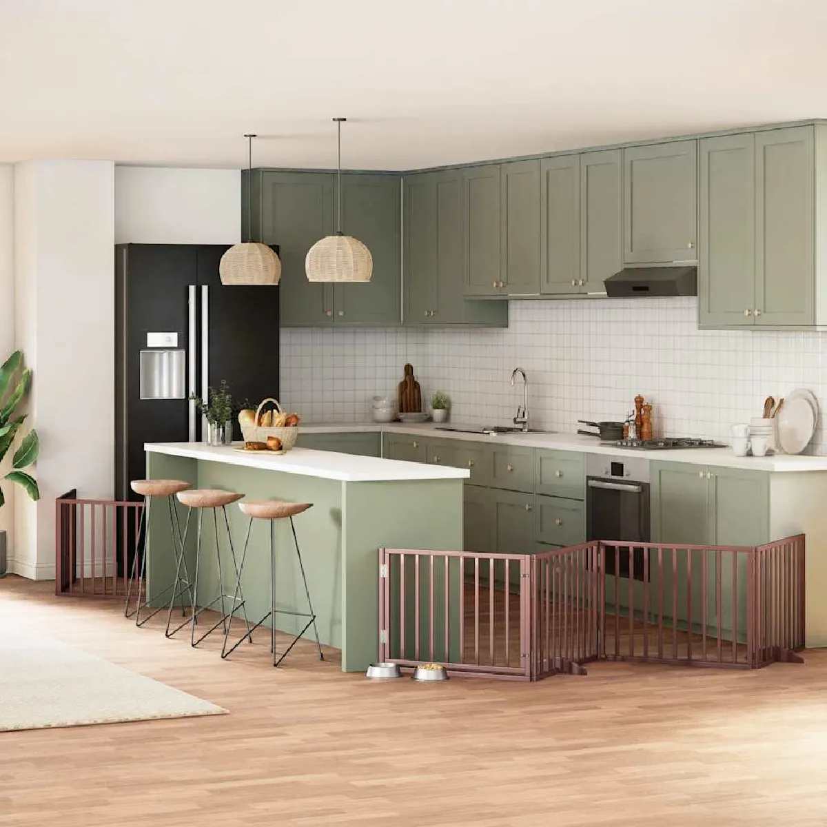 Meilleurs prix pour vidaXL Barrière Pliable 12 Panneaux