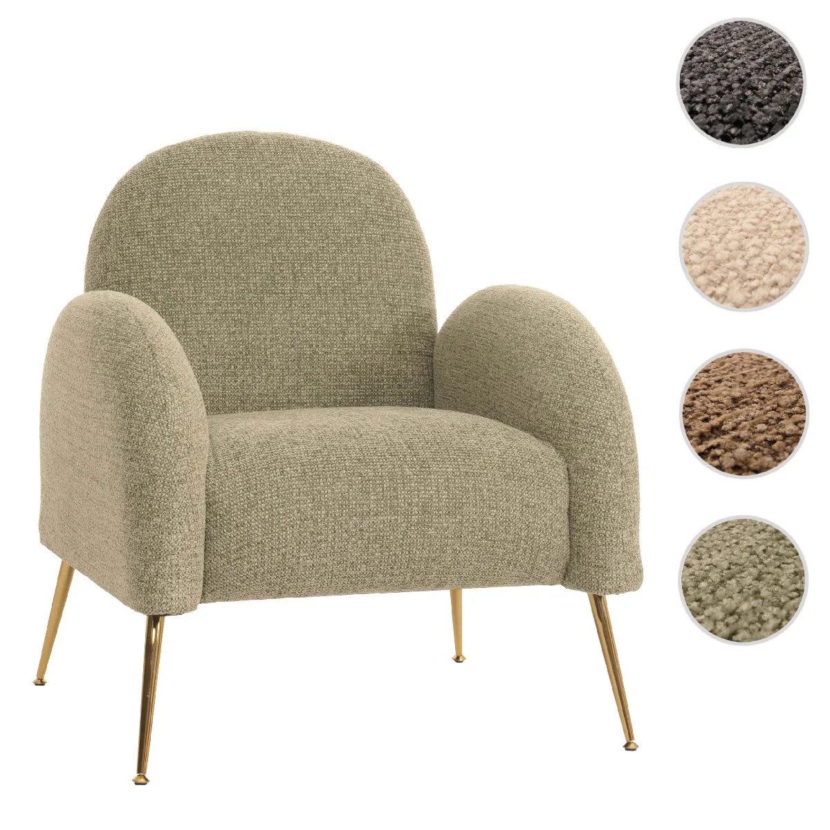 Mendler Fauteuil lounge design - Vert clair Mendler Fauteuil lounge design - Vert clair