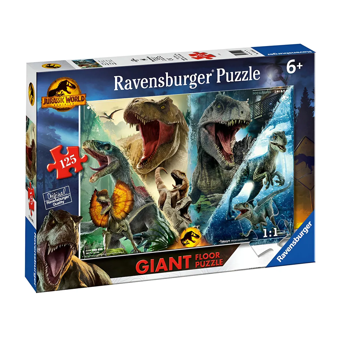 Ravensburger Puzzle de Sol Géant Monde Jurassique