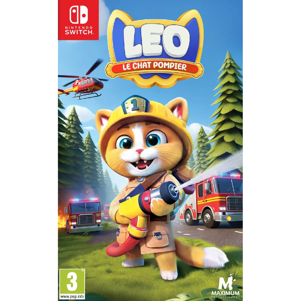 Maximum Entertainment Leo Le Chat Pompier Nintendo Switch - Neuf - Image 4