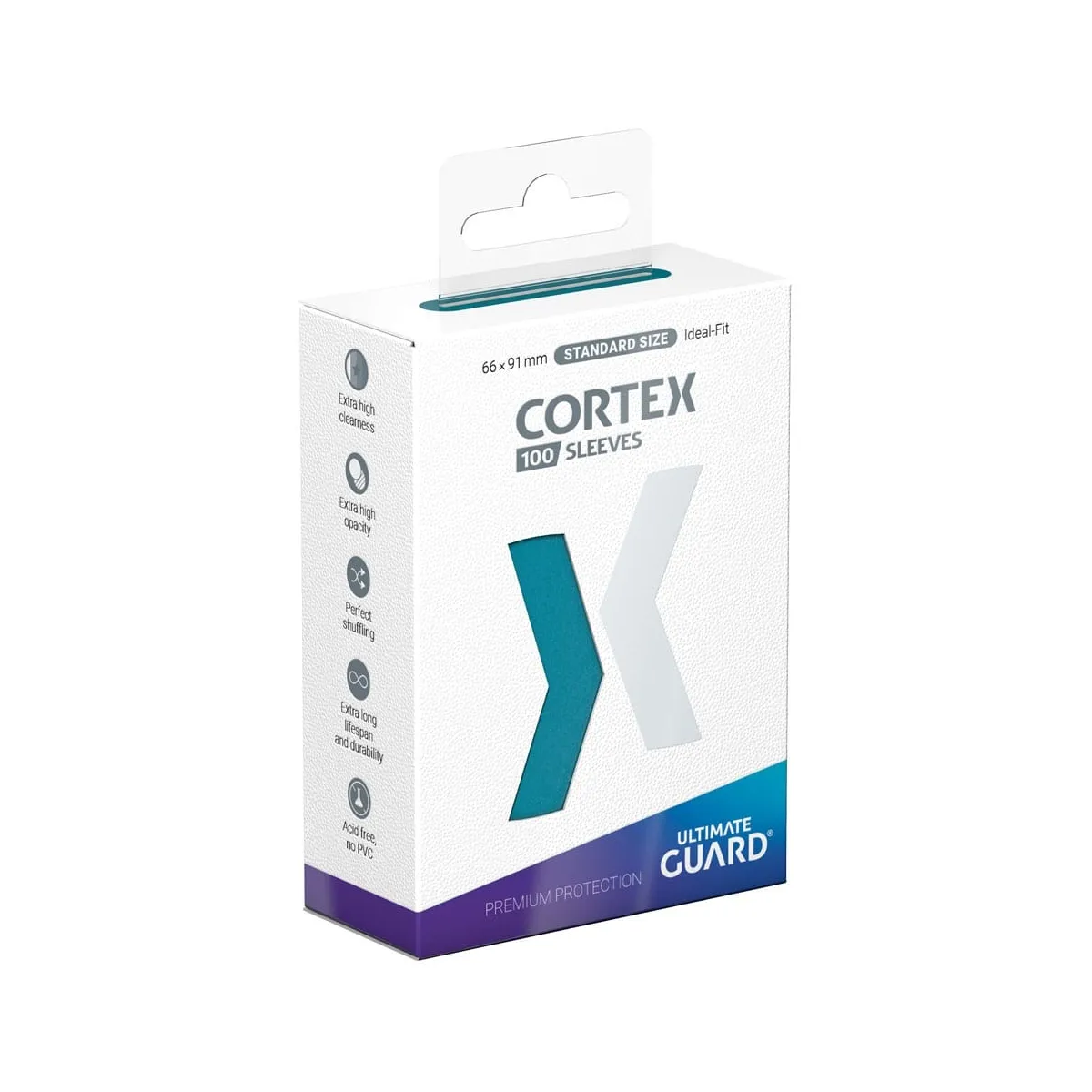 Ultimate Guard Bleu Cortex Sleeves - Pétrole