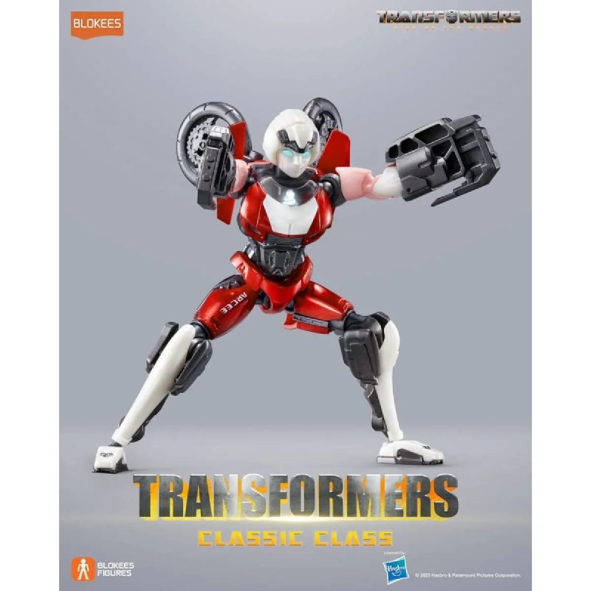 Blokees Figures Transformers Classic Class 07 Arcee Action Figure - Image 3