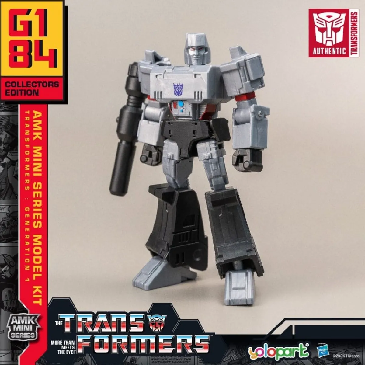 Non Communiqué Multicolore Transformers : Generation One - Figurine Plastic Model Kit Amk Mini Series Megatron 12 Cm - Image 3