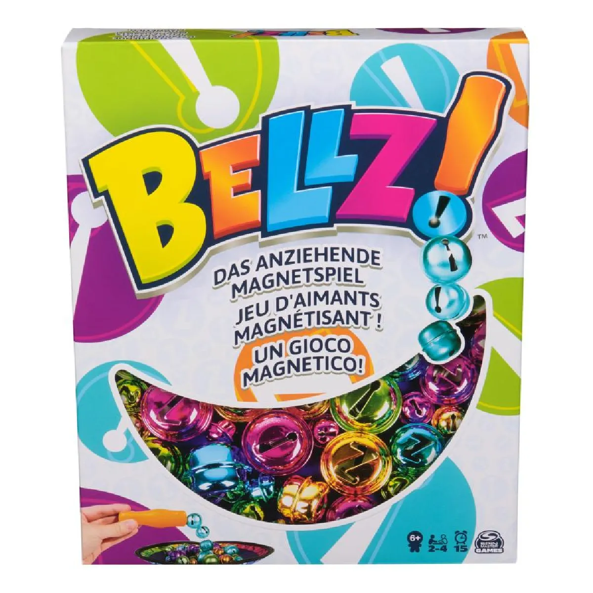 Jeu D'Ambiance Bellz Spin Master – Jeu Magnétique, 2 À 4 Joueurs, Dès 6 Ans - vue 6