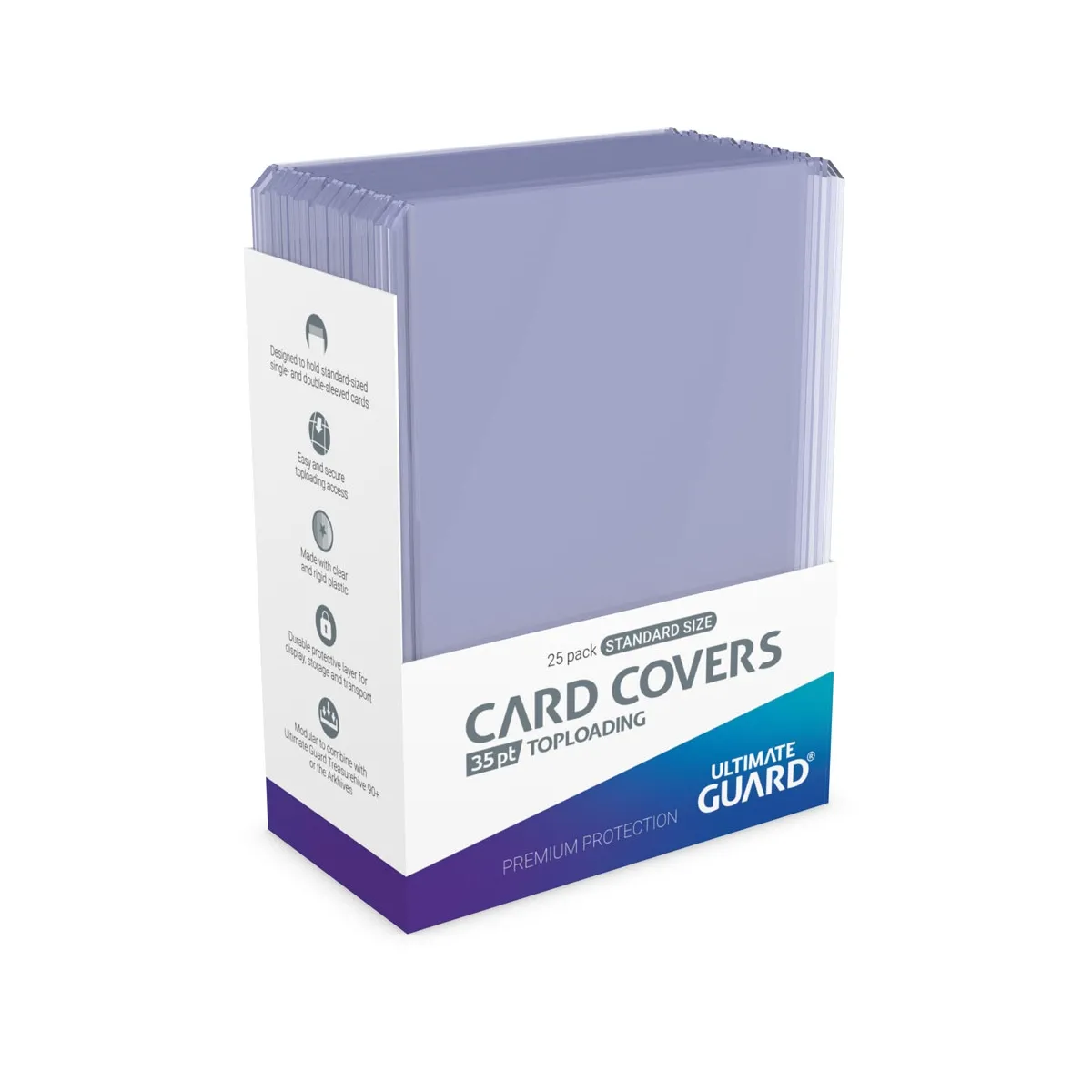 Ultimate Guard Transparent Pack De 25 Protections Pour Cartes À Collectionner Toploading - Image 2